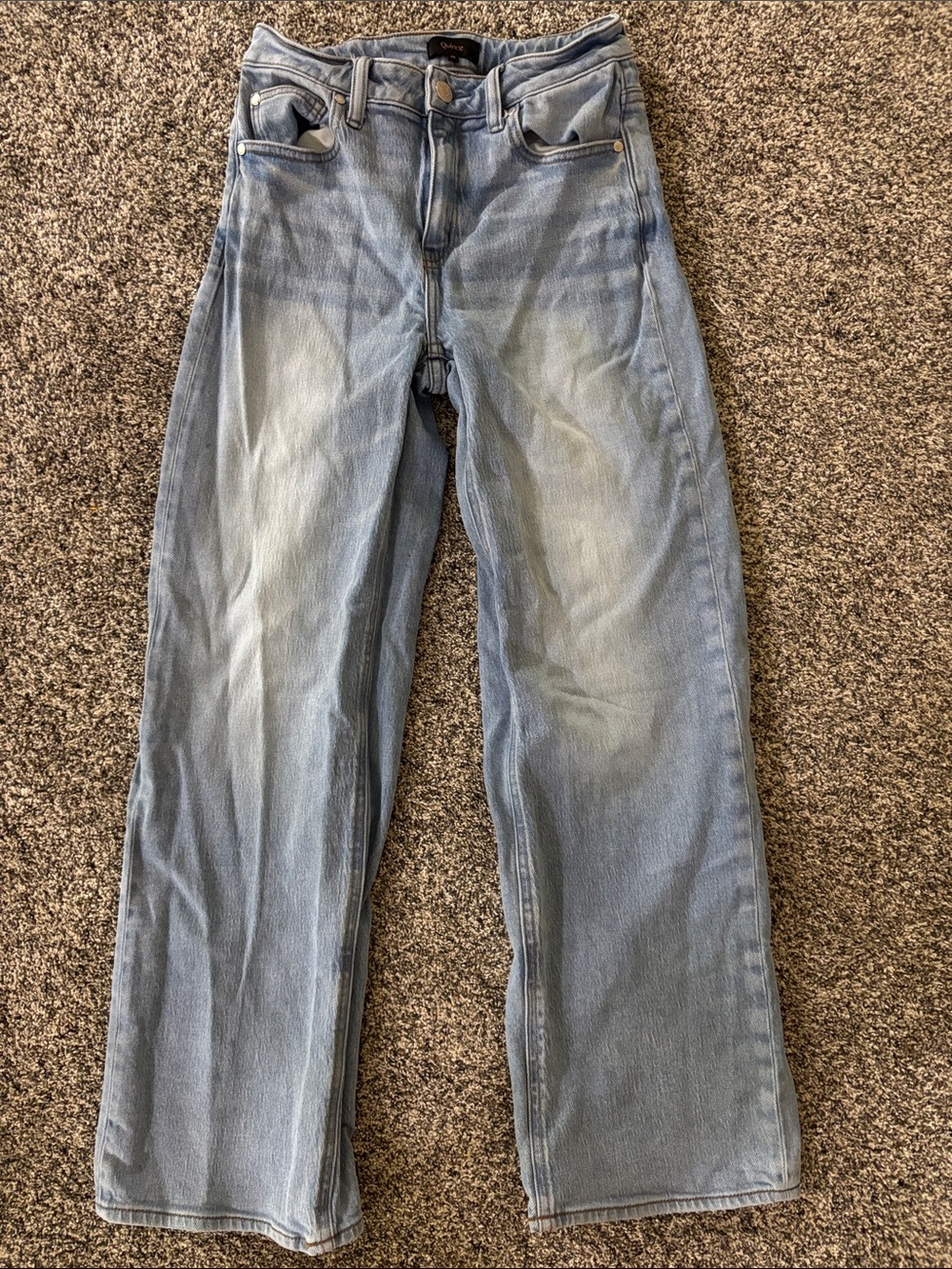 Bella Light Blue Straight Leg Jeans - Picture 2 of 4
